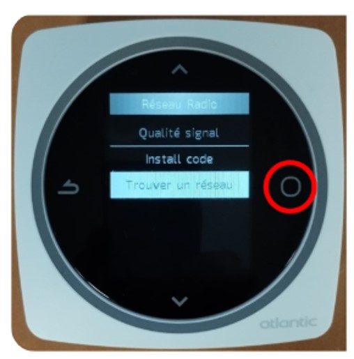 thermostat navilink 125/128 : trouver un réseau