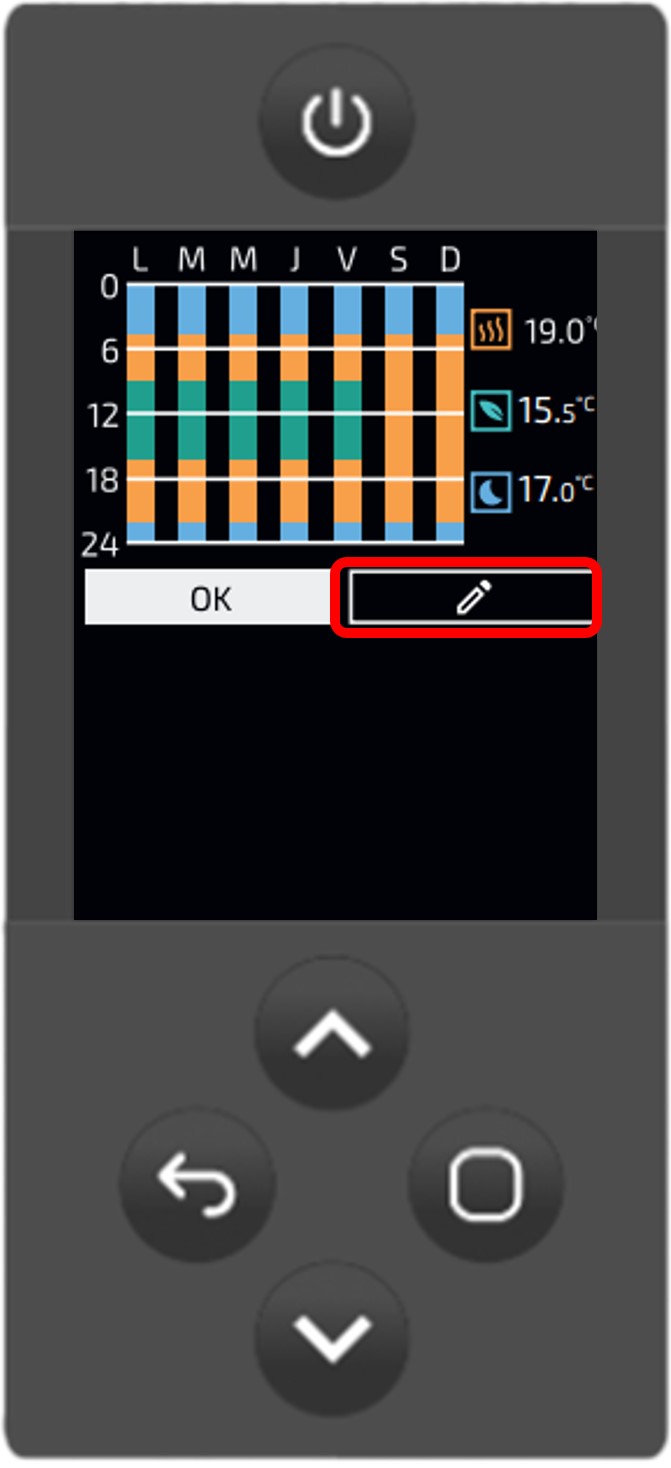 Radiateur électrique Atlantic : icone crayon