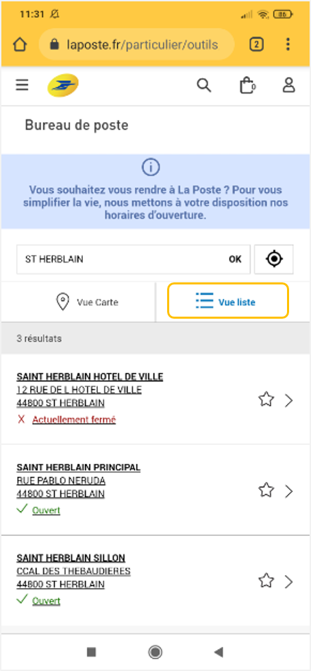 Comment Trouver Un Bureau De Poste Depuis Le Localisateur Aide En Ligne Laposte Fr