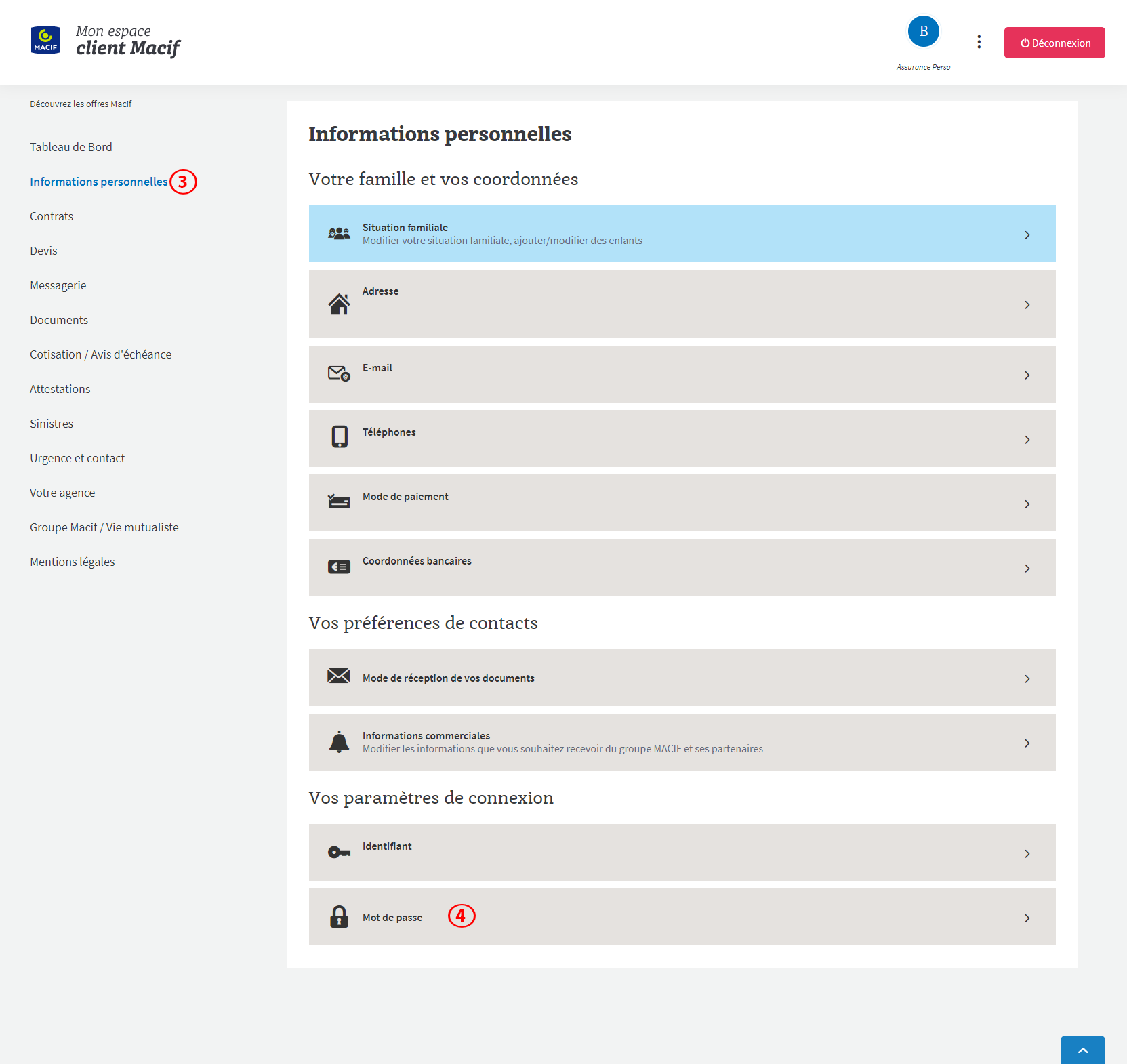Comment Changer Le Mot De Passe De Mon Portable Comment modifier mon mot de passe ? - FAQ MACIF
