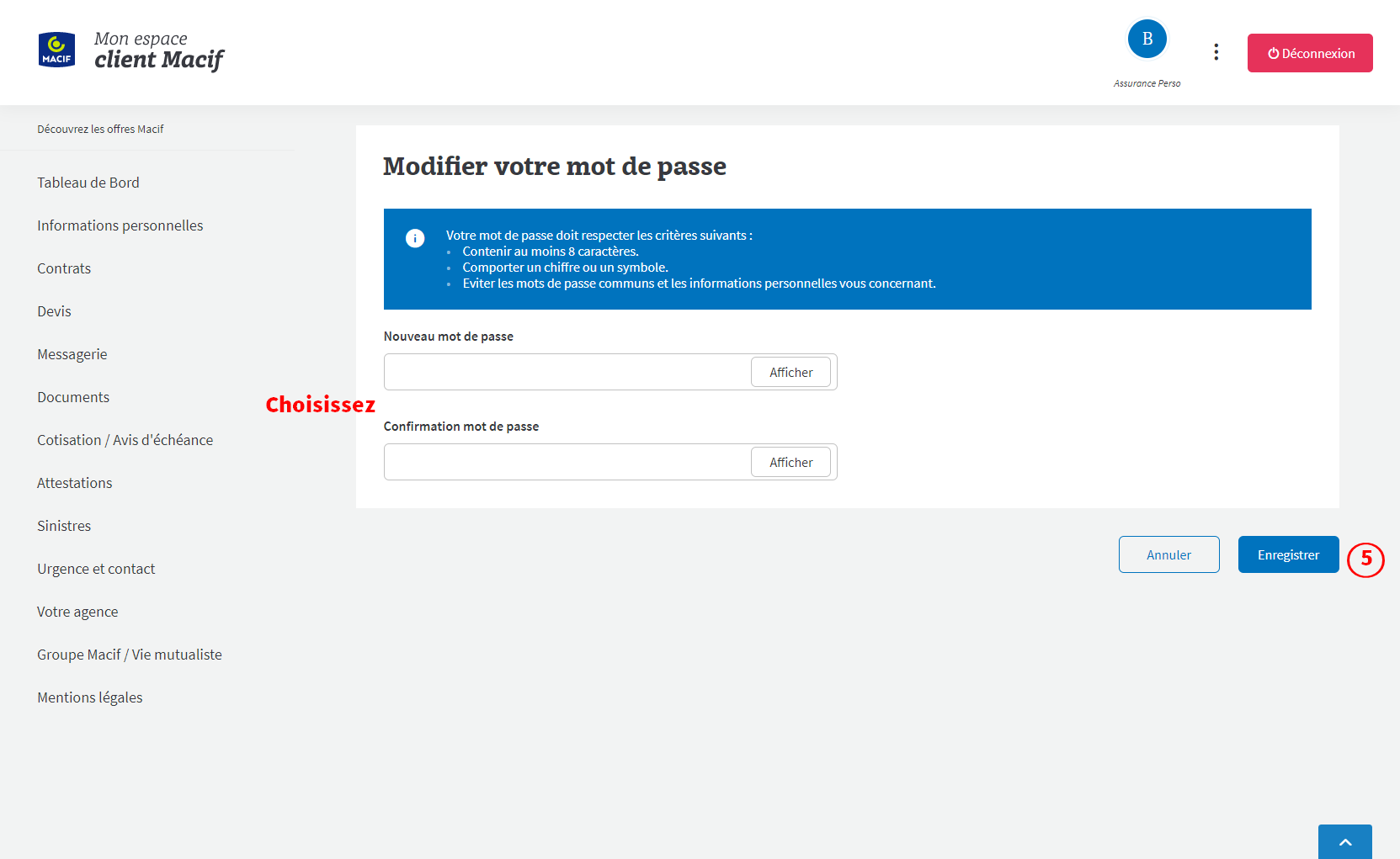 Comment Changer Mon Mot De Passe Sur Mon Telephone Portable Comment modifier mon mot de passe ? - FAQ MACIF