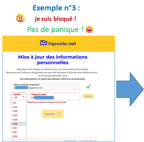 ERREUR D INSCRIPTION LAPOSTE NET visual data 4